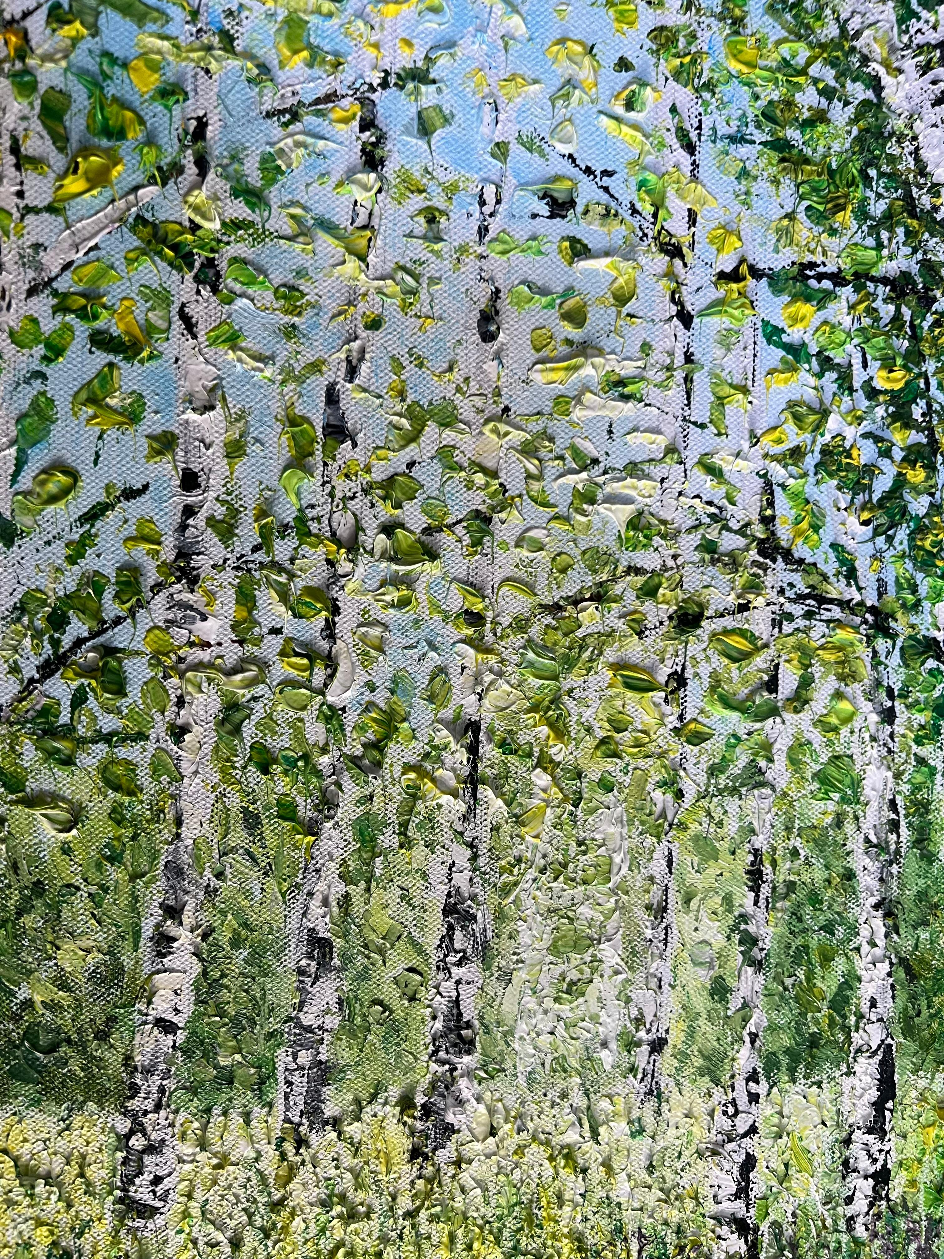 Serenade of Shadows, Originalgemälde, Landschaft, Natur, Zeitgenössische Kunst im Angebot 1