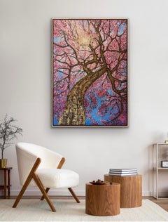 Sun dance, original painting, landscape, contemporary