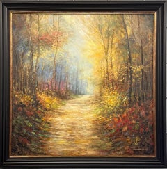 Where light finds you, original painting, landscape, contemporary