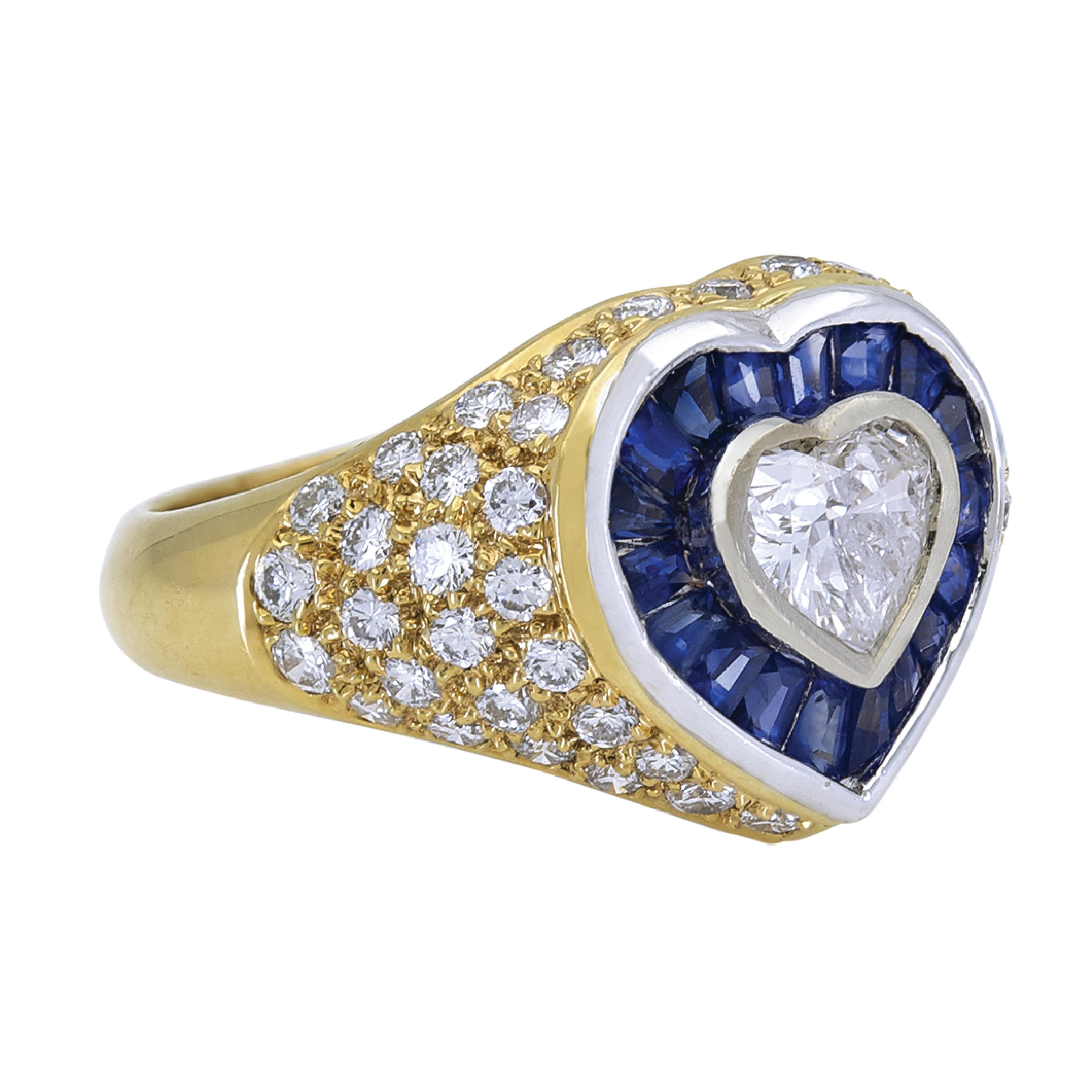 heart dome ring