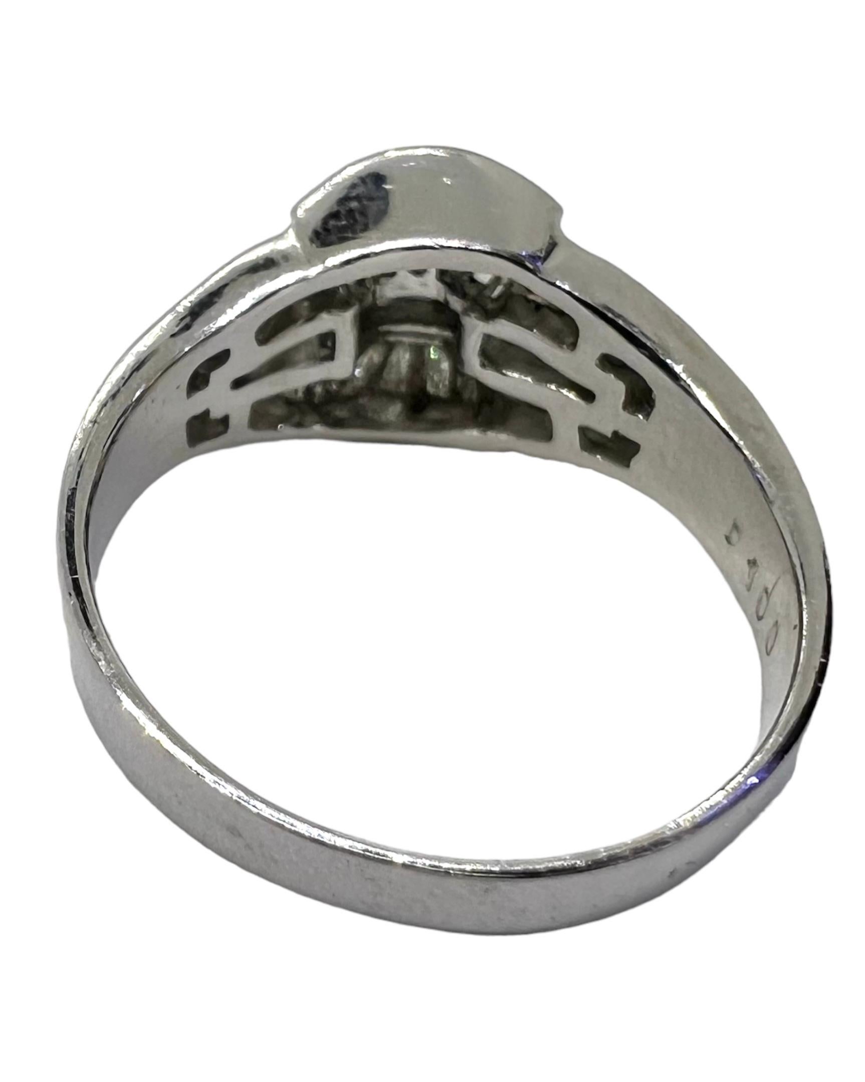 Modern Sophia D. 1.00 Carat Diamond Platinum Ring For Sale