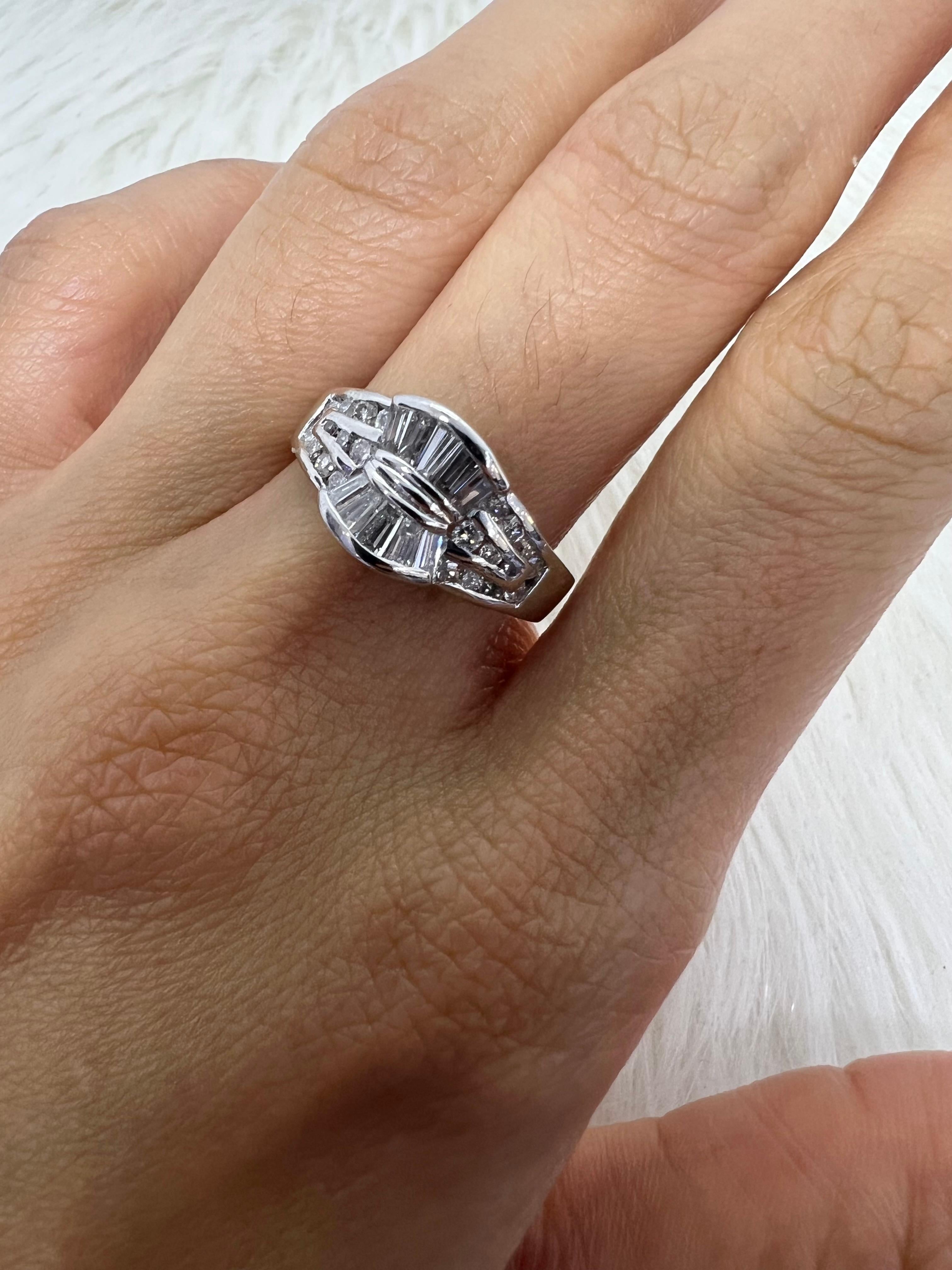 Round Cut Sophia D. 1.00 Carat Diamond Platinum Ring For Sale