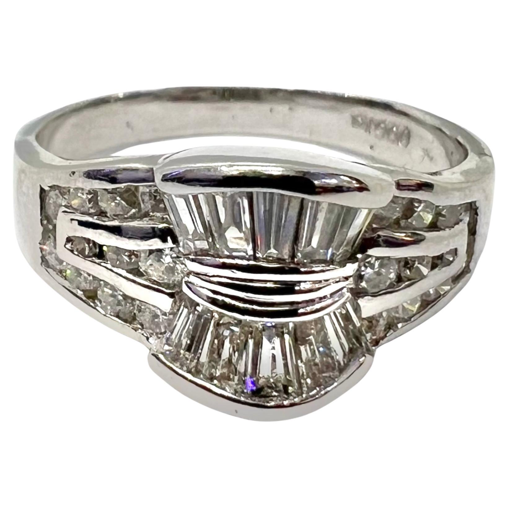 Sophia D. 1.00 Carat Diamond Platinum Ring For Sale