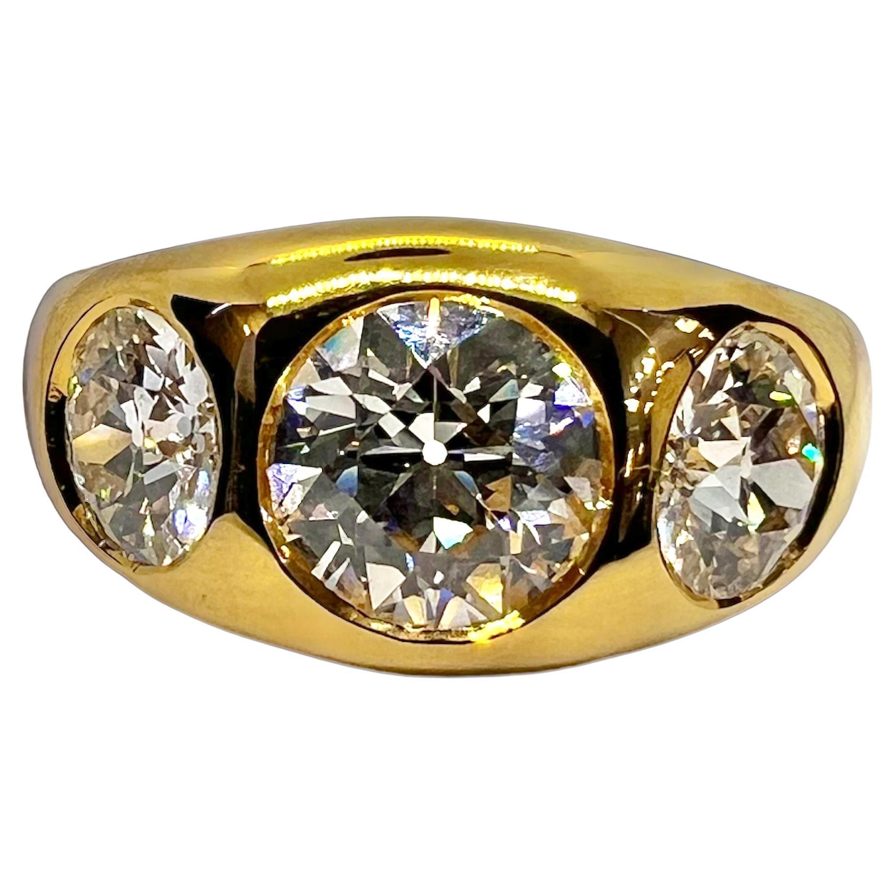 Sophia D. 1.30 Carat Diamond Ring in 18K Yellow Gold For Sale