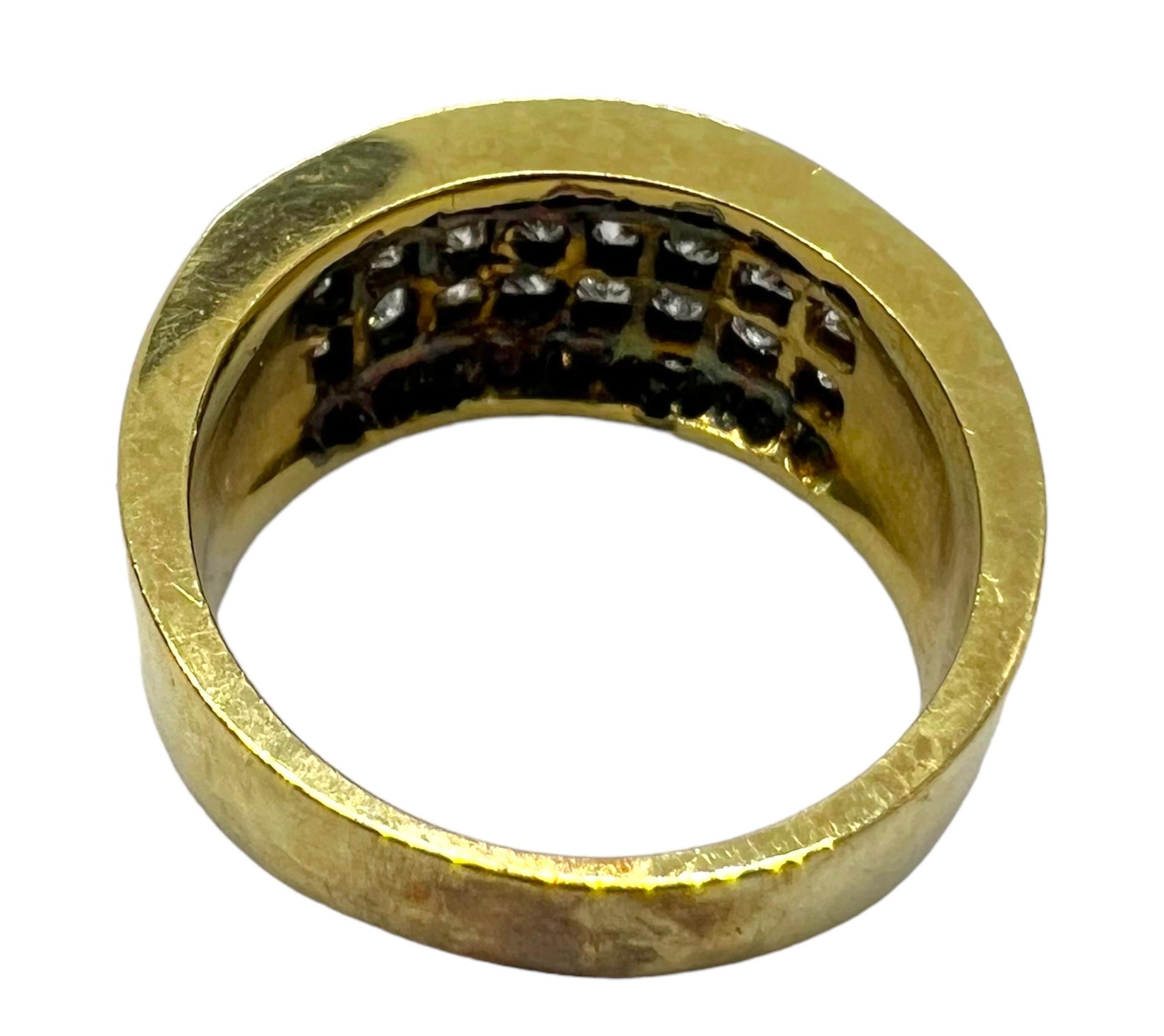 Art Deco Sophia D. 14K Yellow Gold Diamond Ring For Sale