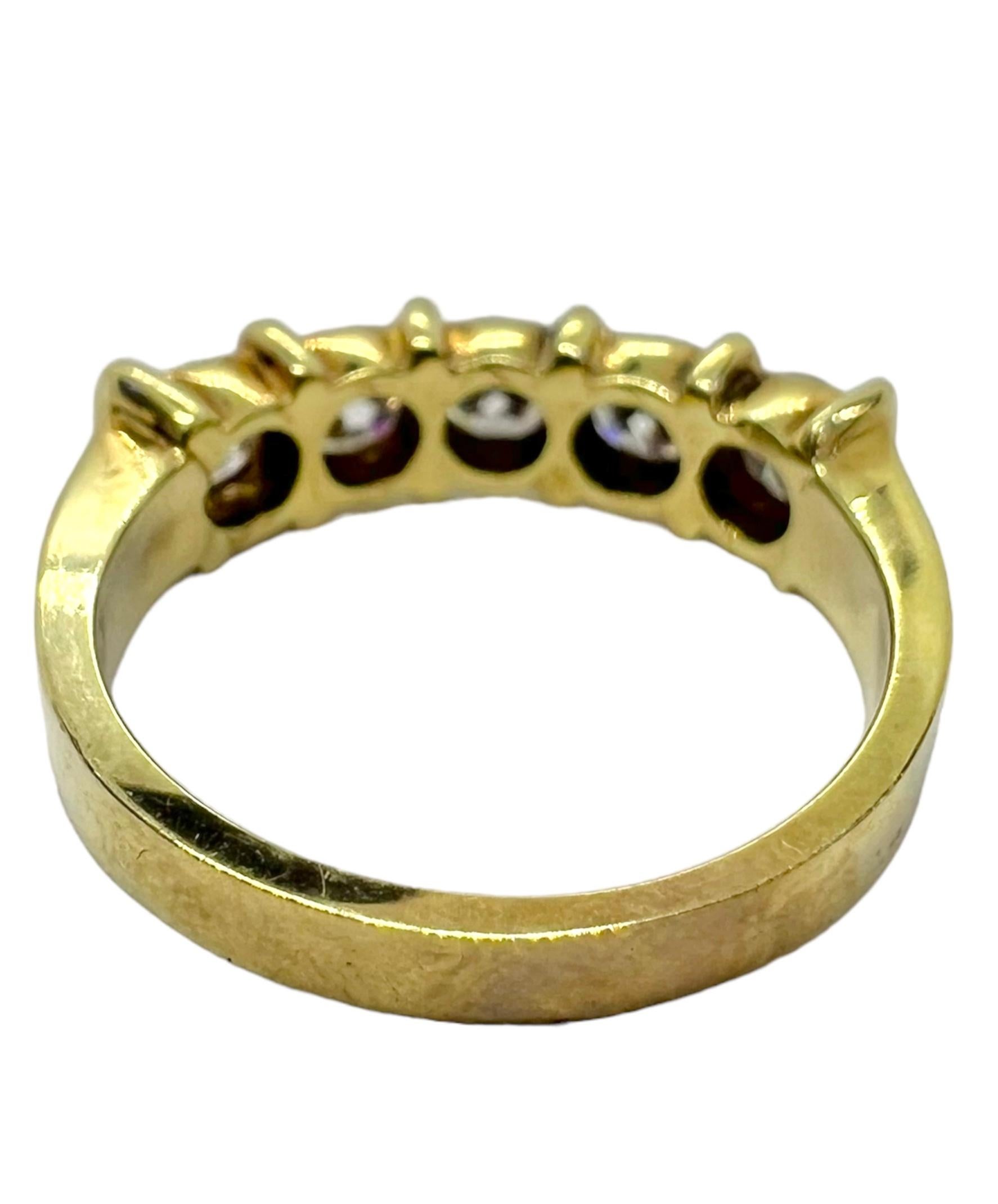 Art Deco Sophia D. 14K Yellow Gold Ring with Diamonds  For Sale