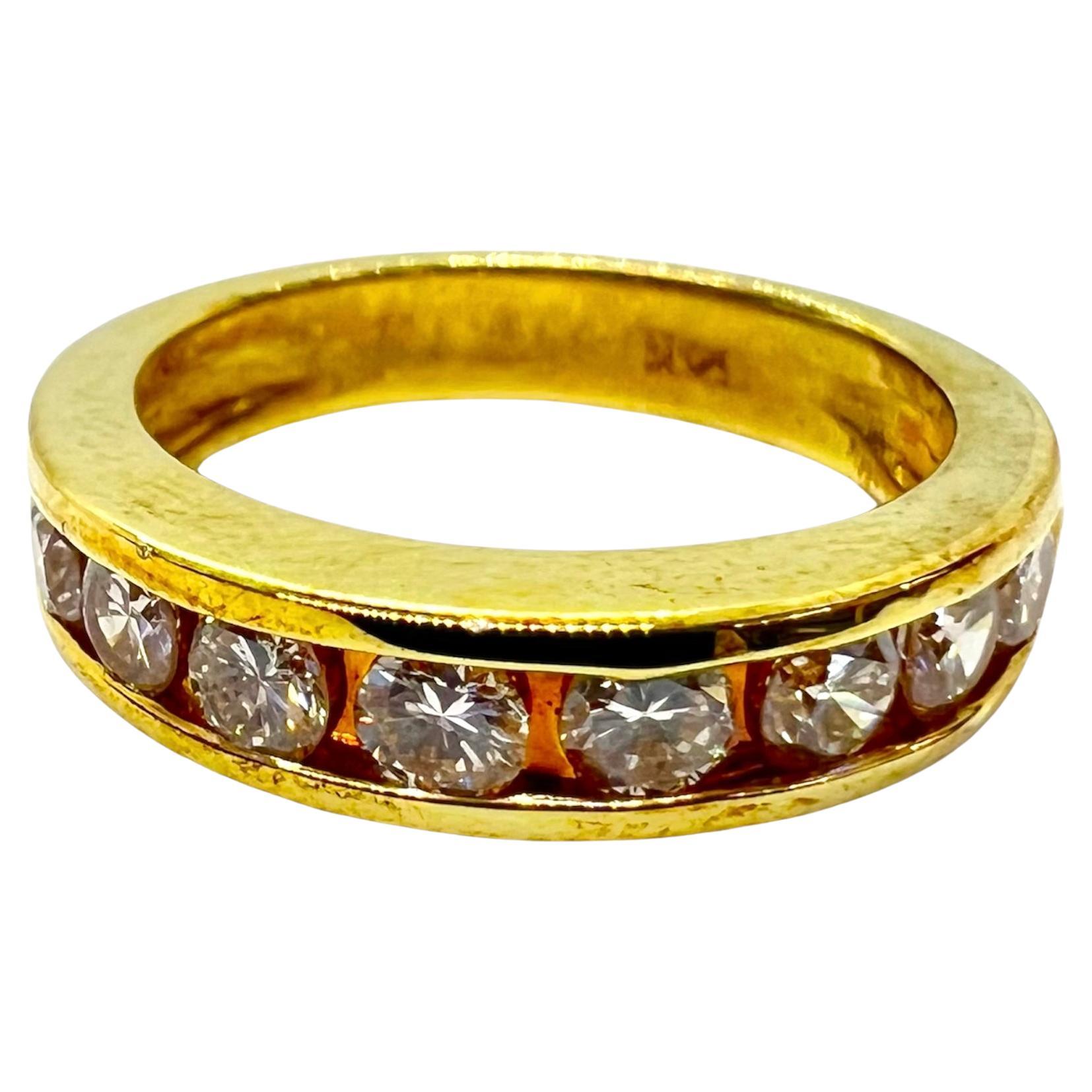 Sophia D. 14K Yellow Gold Ring with Round Diamonds 