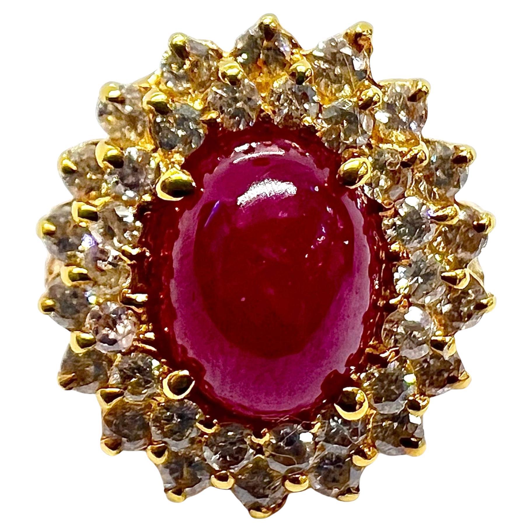 Sophia D. 14K Yellow Gold Ruby Ring For Sale