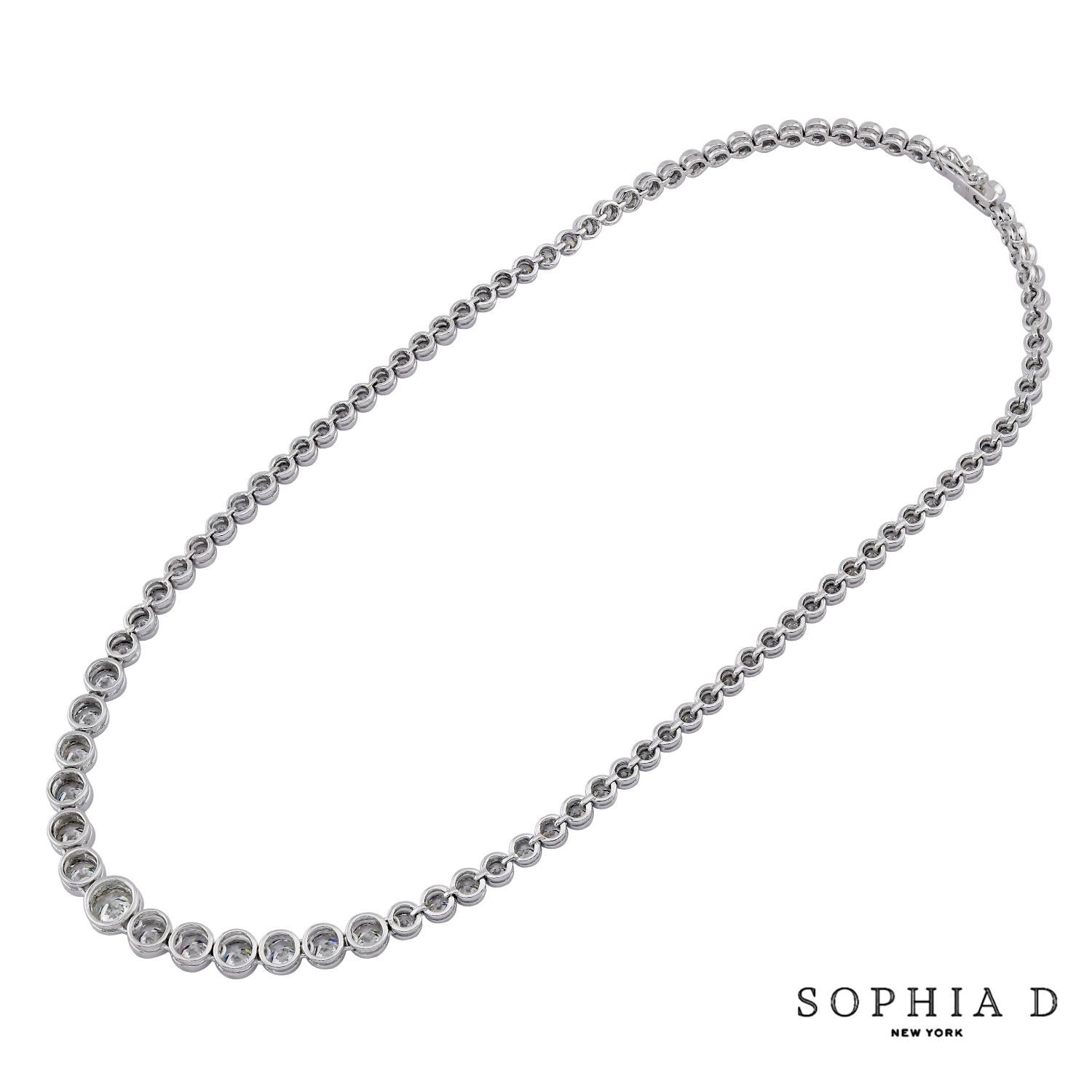 D. A. Collana di platino da 17,02 carati. In condizioni Nuovo in vendita a New York, NY
