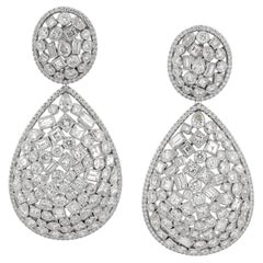 Sophia D. 18.47 Carat Mixed Cut Diamond Earrings