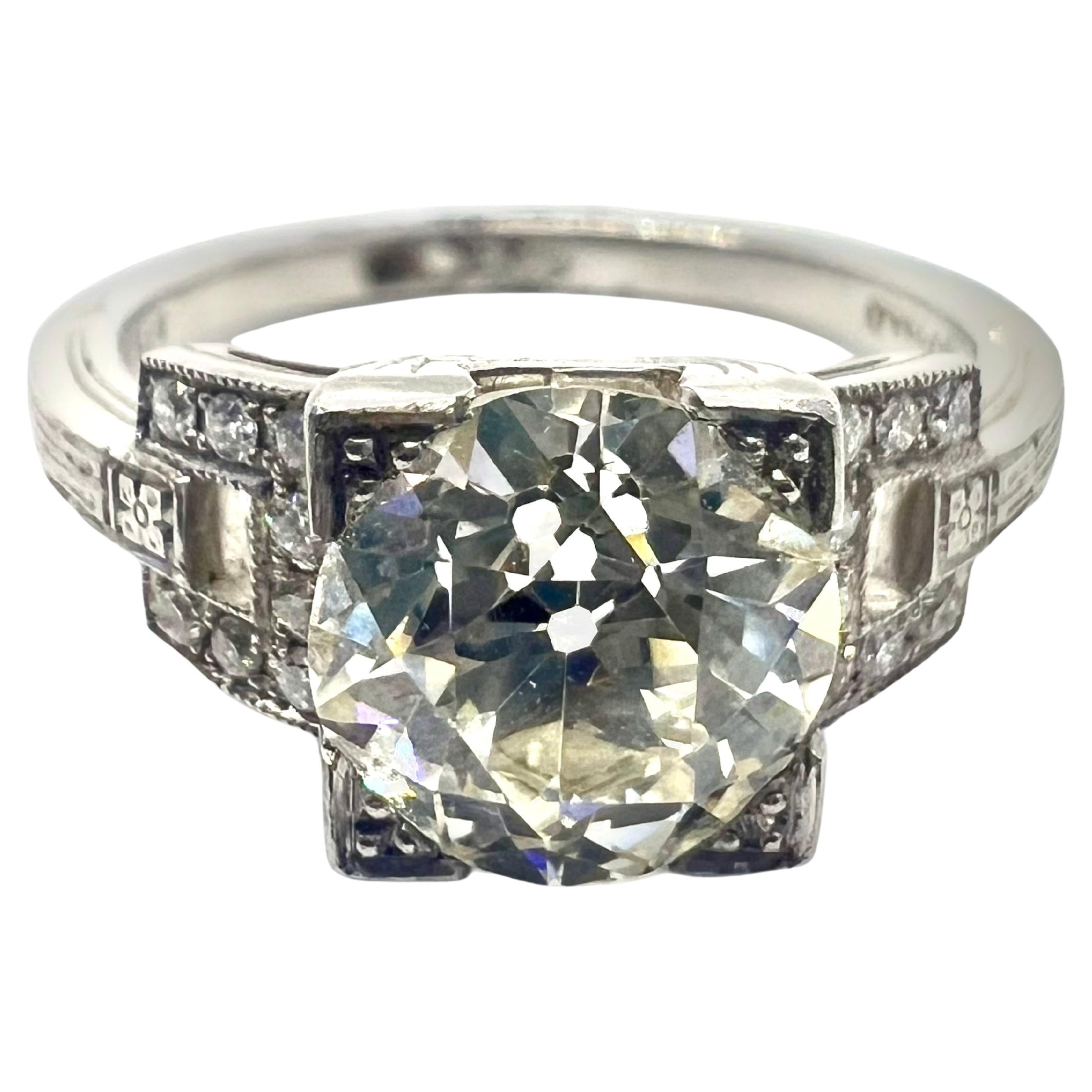 Sophia D. 1.89 Carat Diamond Platinum Ring For Sale