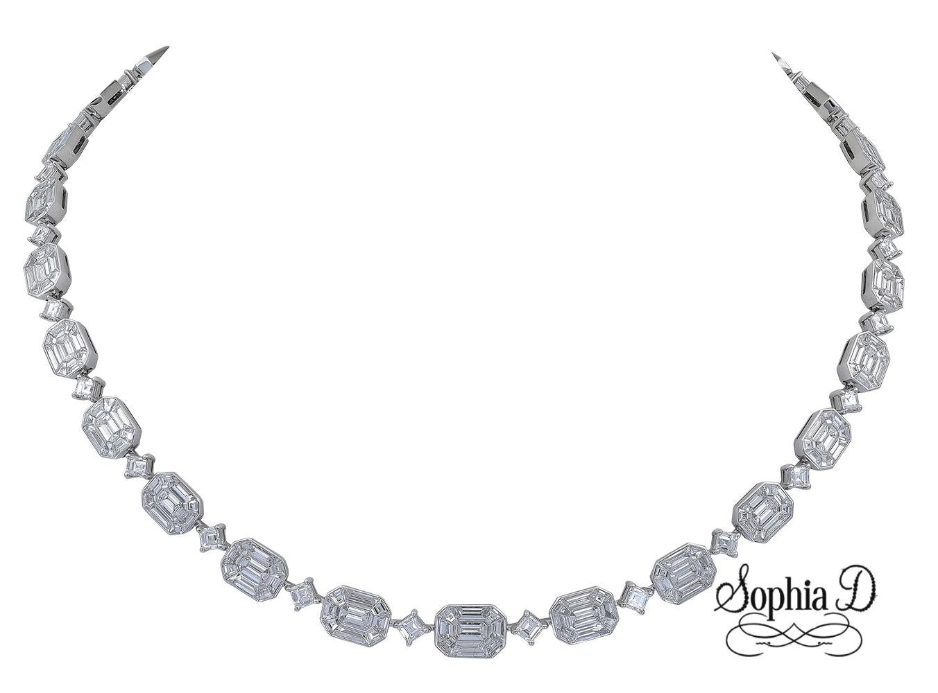 Sophia D. Collana con diamanti da 18,95 carati In condizioni Nuovo in vendita a New York, NY