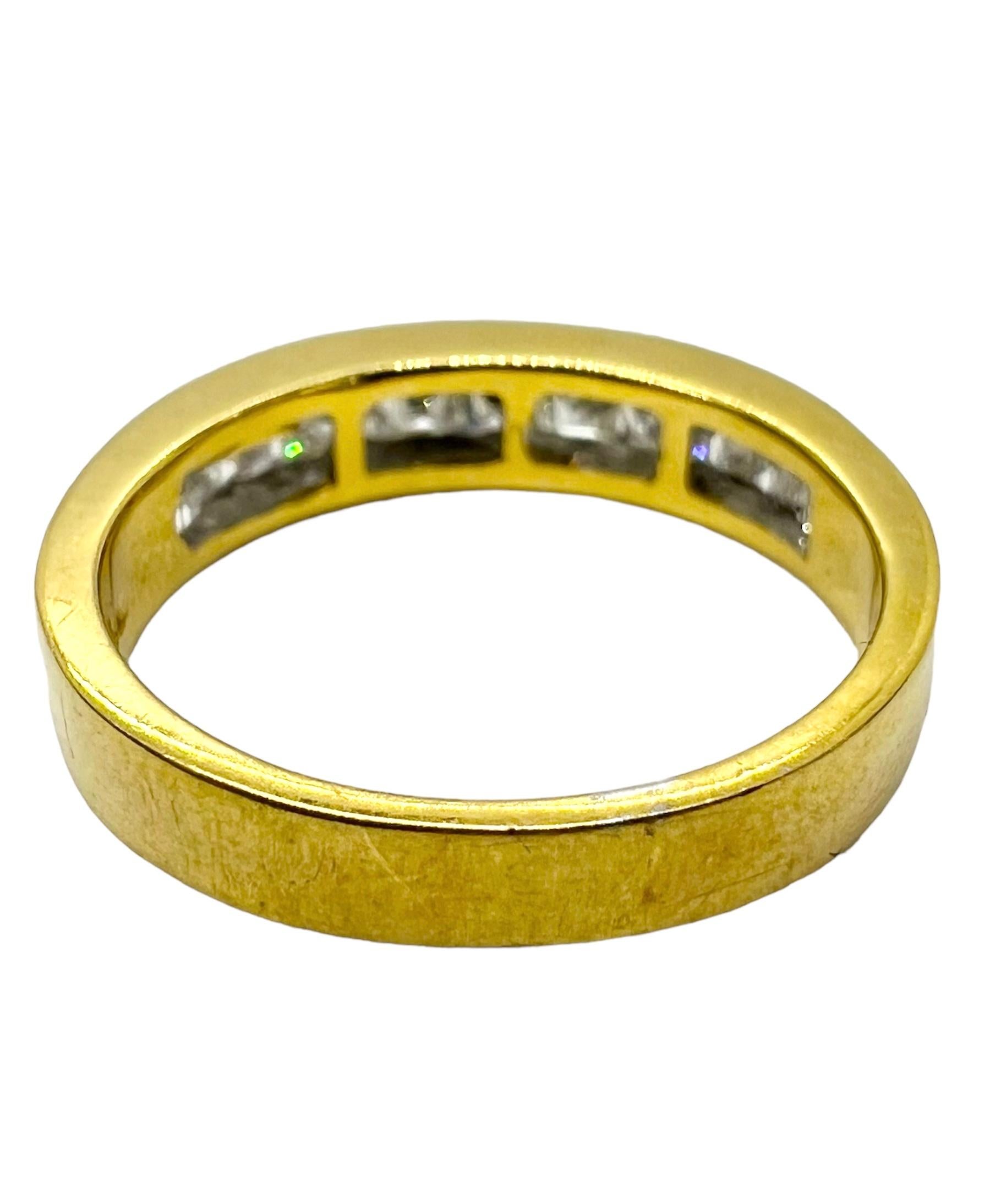 Art Deco Sophia D. 18K Yellow Gold 1.01 Carat Diamond Ring For Sale