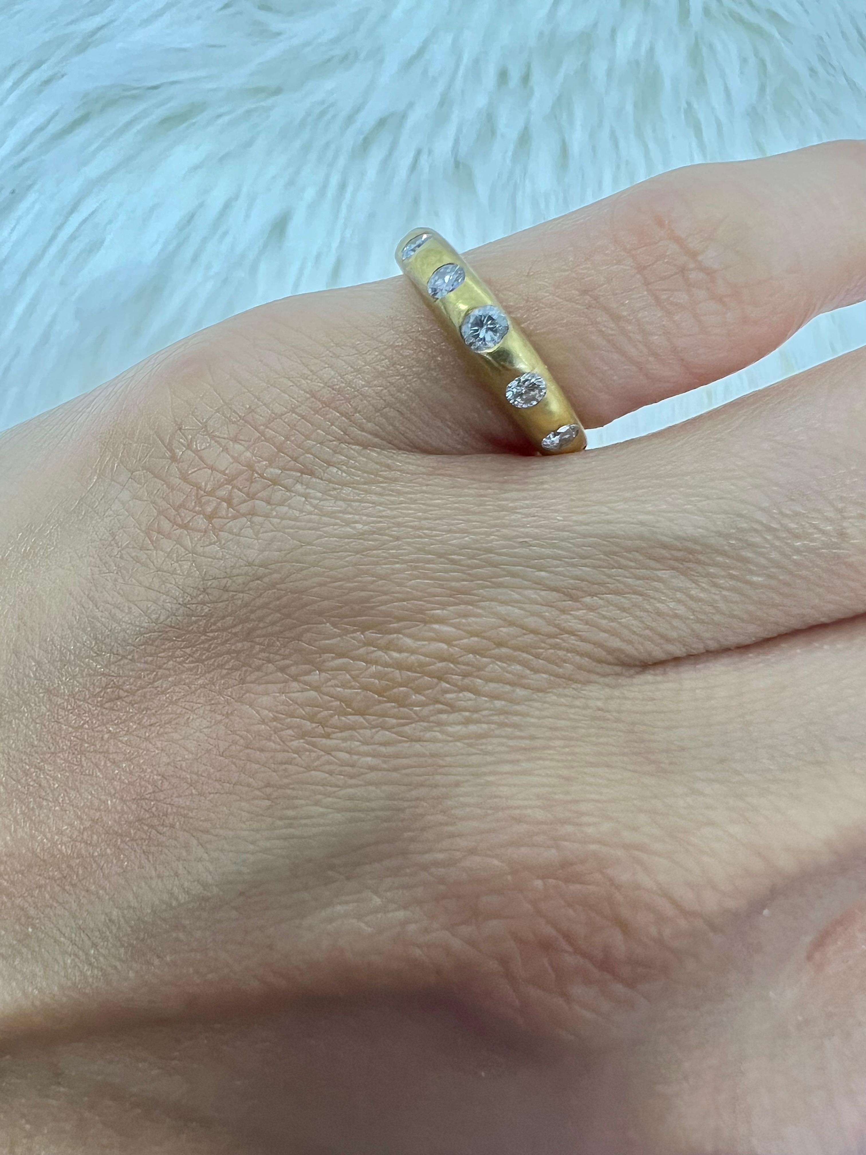 Sophia D. 18K Yellow Gold Detachable Diamond Ring For Sale 1