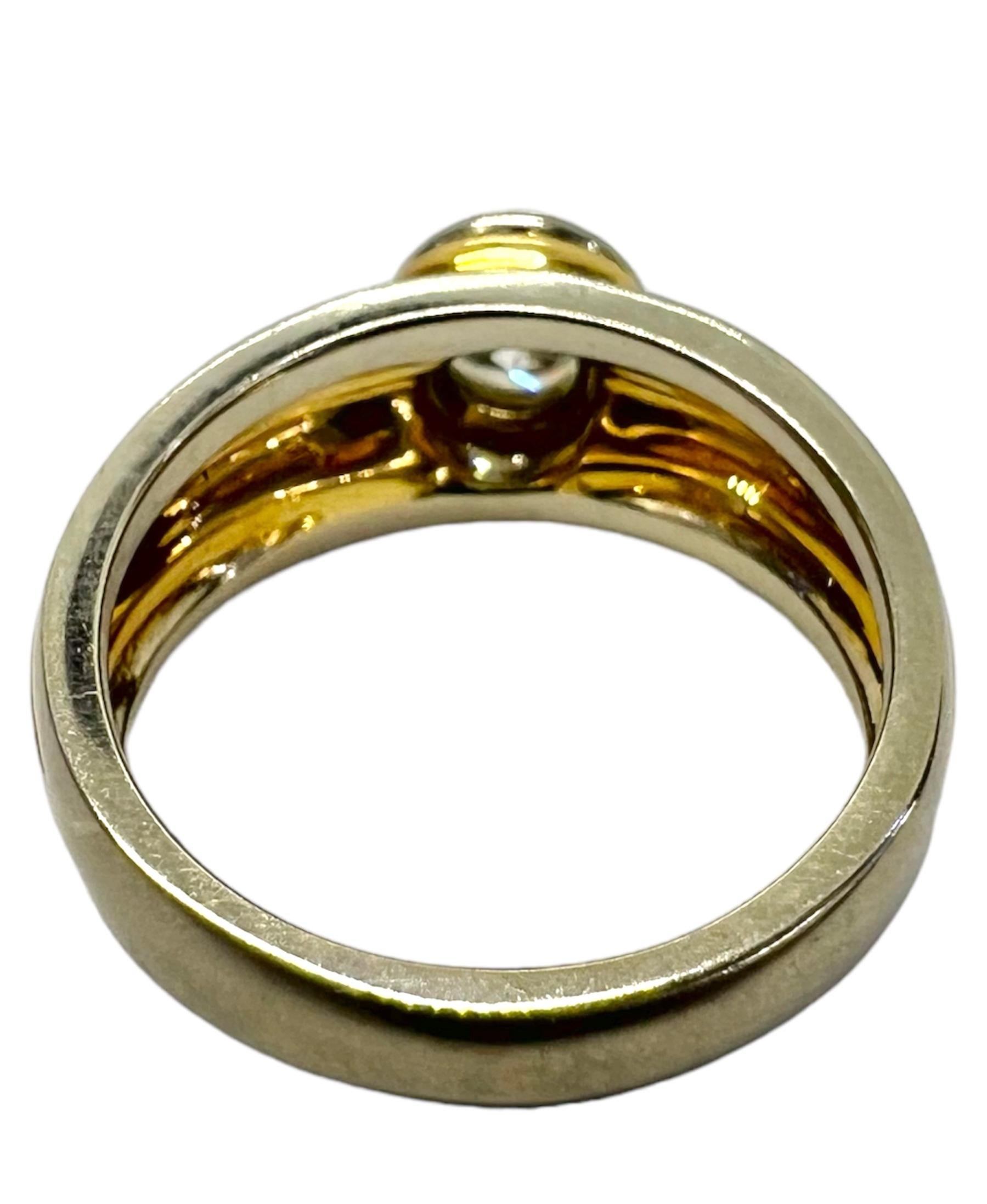 Art Deco Sophia D. 18K Yellow Gold Diamond Ring