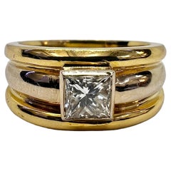 Sophia D. Diamantring aus 18 Karat Gelbgold mit Diamant