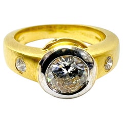 Sophia D. Bague en or jaune 18 carats avec diamants