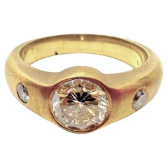 Sophia D. Diamantring aus 18 Karat Gelbgold mit Diamant