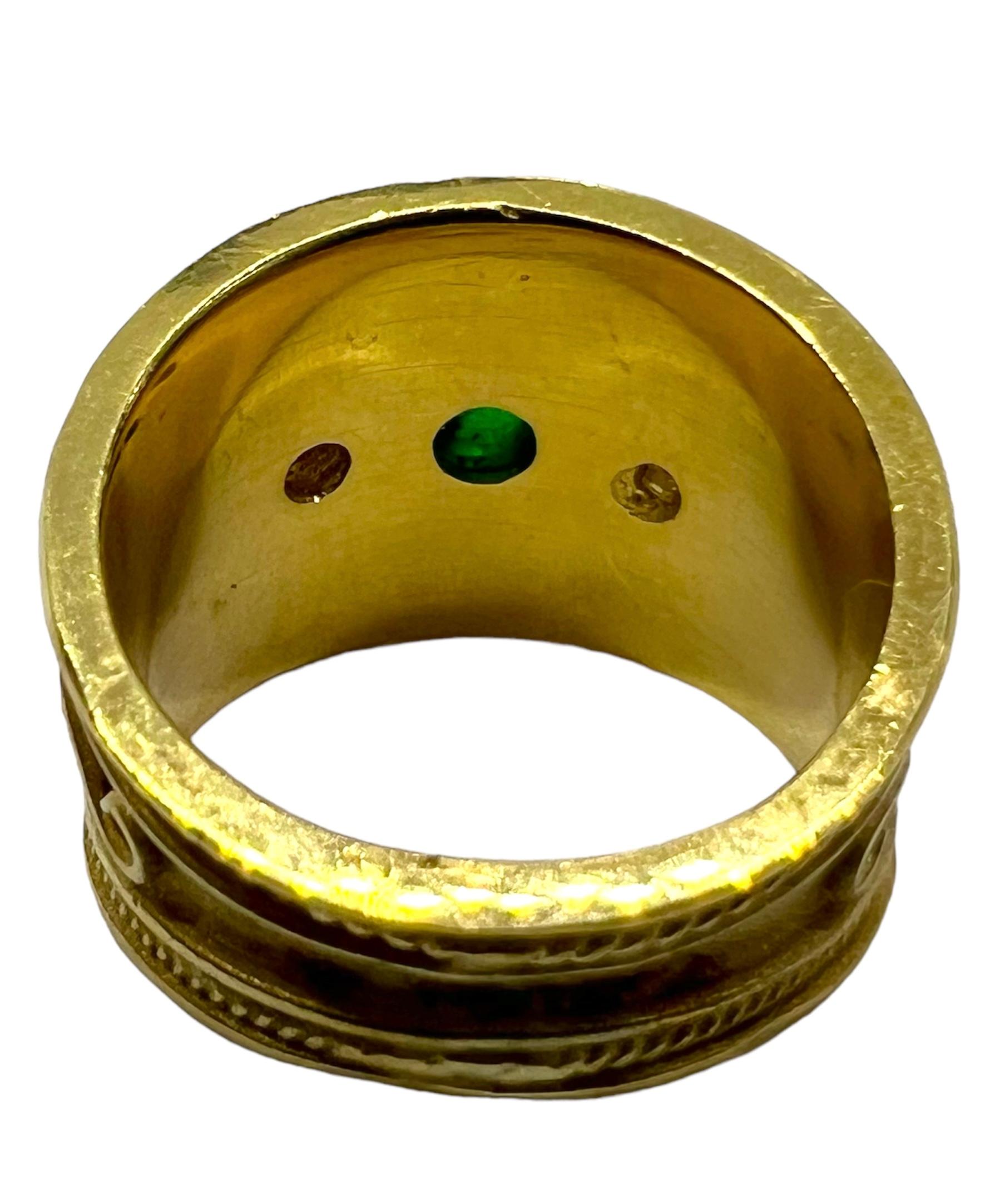 Sophia D. 18K Yellow Gold Dome Ring In New Condition For Sale In New York, NY