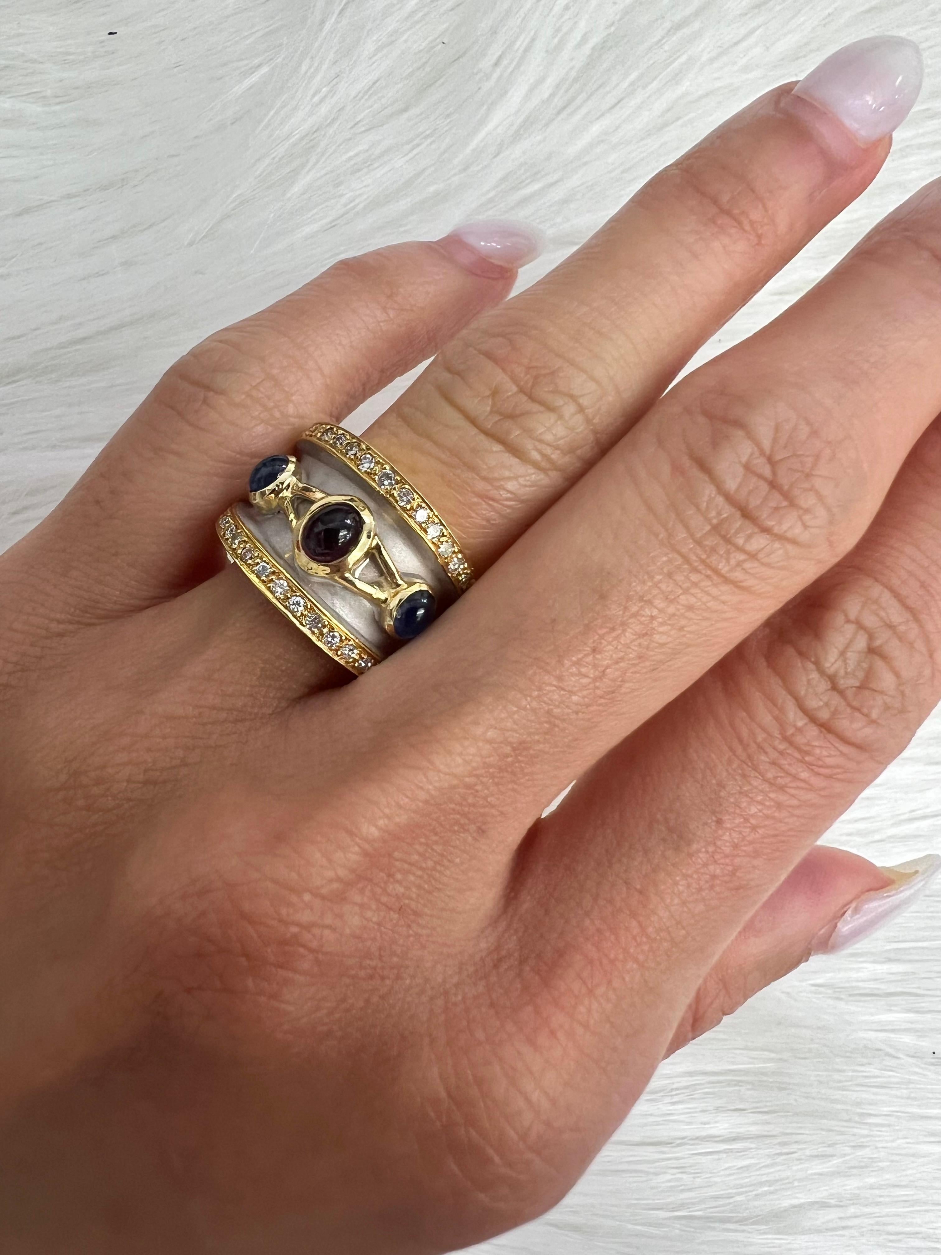 Sophia D. 18K Yellow Gold Ring In New Condition For Sale In New York, NY