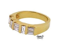 Sophia D. 18K Yellow Gold Ring with Diamonds