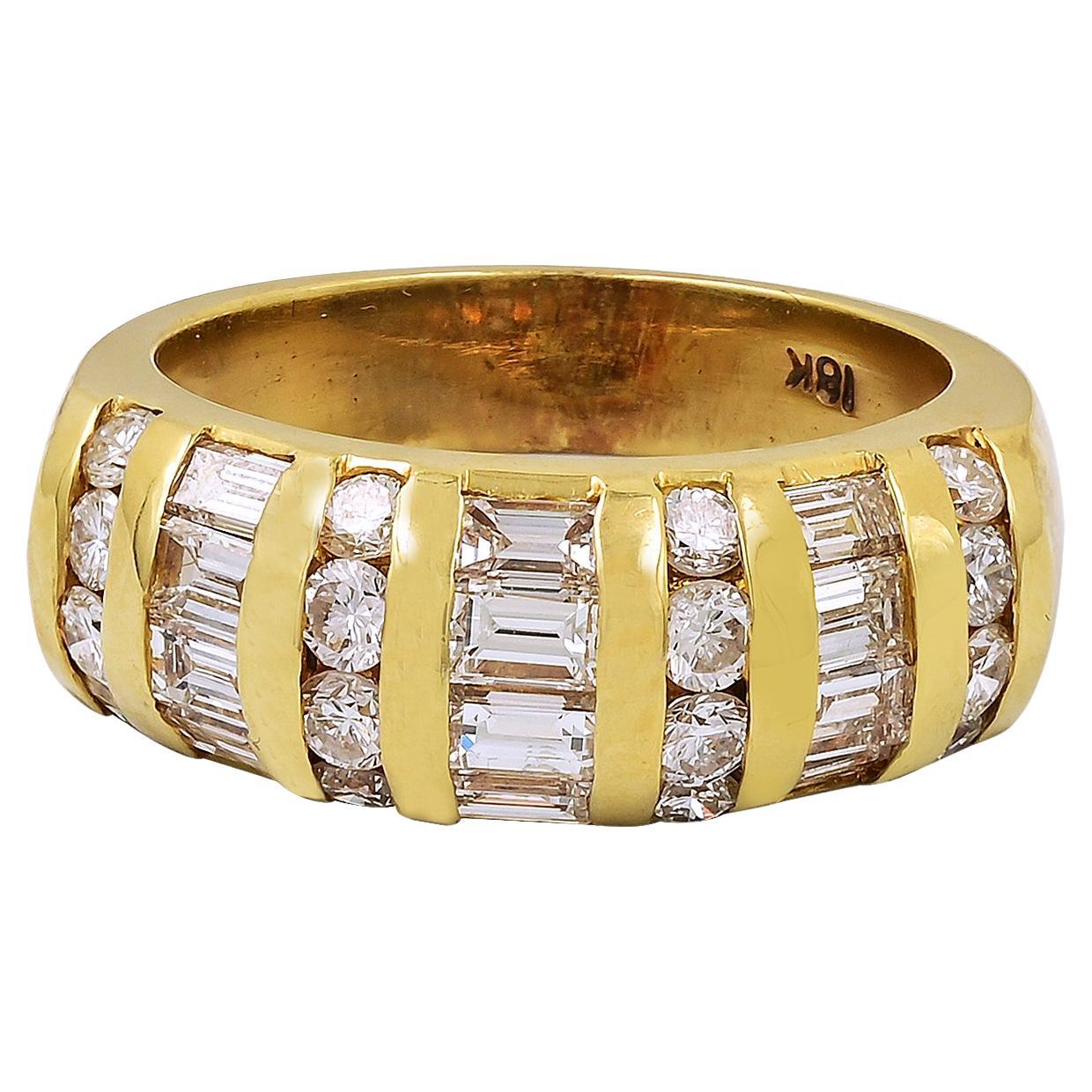 Sophia D. 18K Yellow Gold Ring with Diamonds 