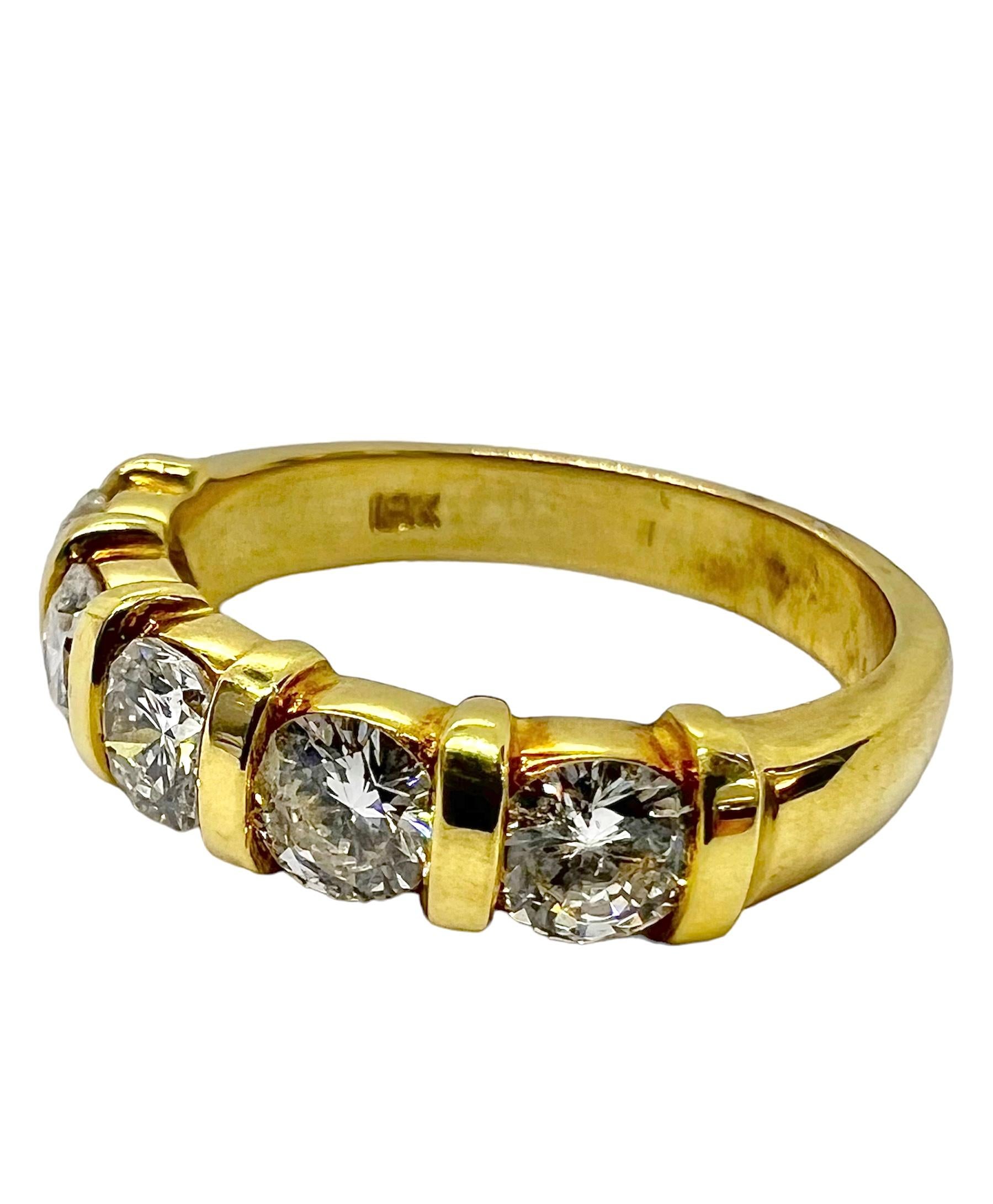 18K yellow gold ring with round diamonds.

Sophia D by Joseph Dardashti LTD has been known worldwide for 35 years and are inspired by classic Art Deco design that merges with modern manufacturing techniques.