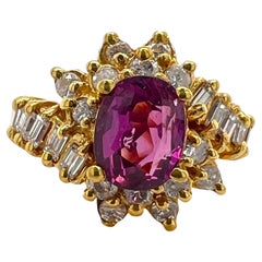 Sophia D. 18K Yellow Gold Ruby Ring