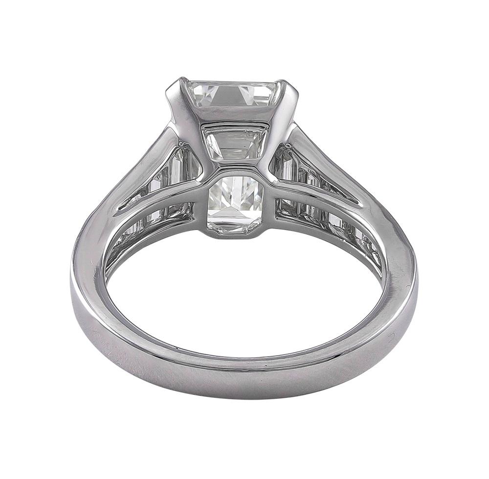Art Deco Sophia D. 1.95 Carat Engagement Ring in Platinum Setting For Sale