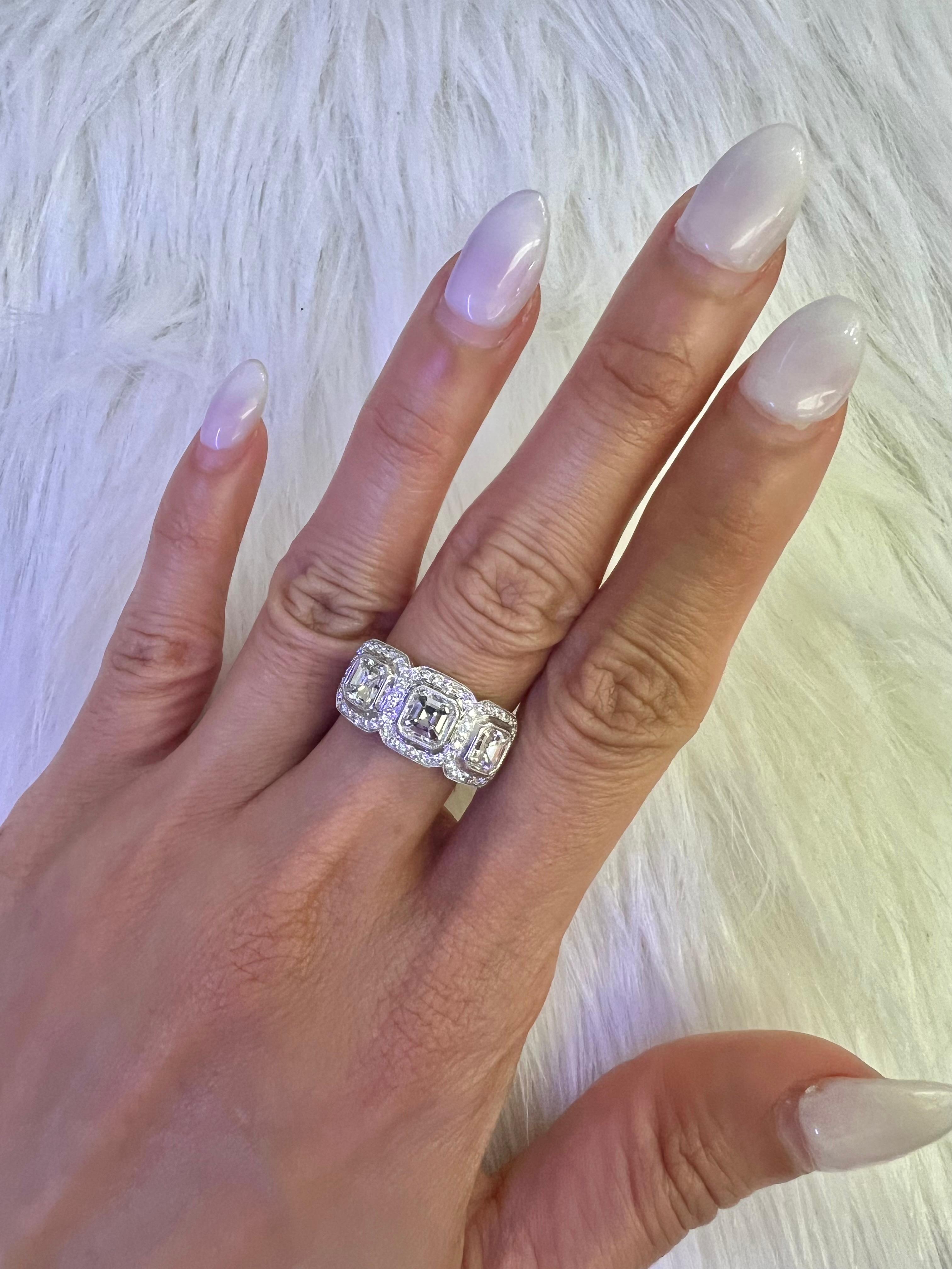 Art Deco Sophia D. 2.11 Carat Diamond Ring For Sale