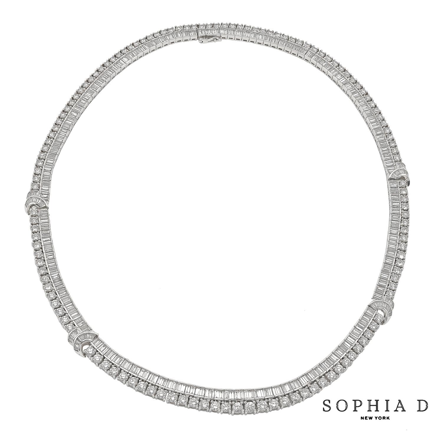Sophia D. Collana con diamanti da 21.61 carati In condizioni Nuovo in vendita a New York, NY