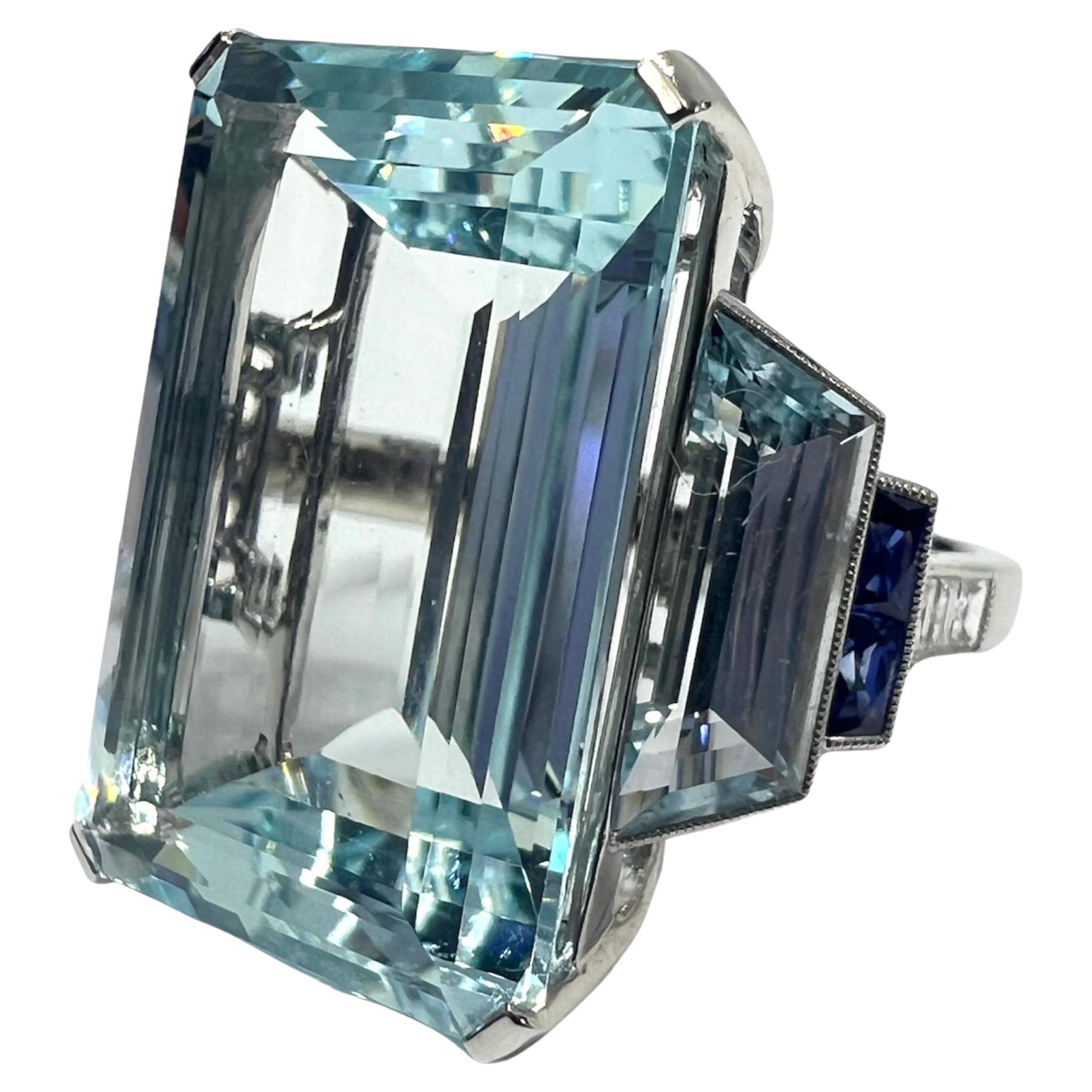 Sophia D. 24.12 Carat Aquamarine Ring