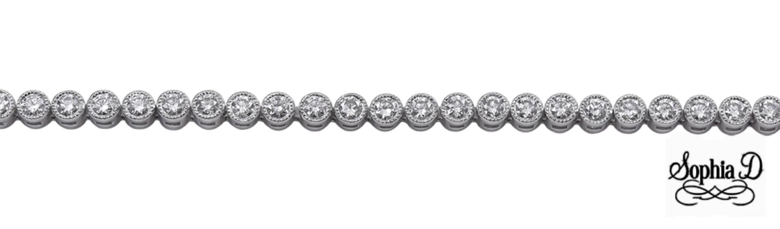 Sophia D. Pulsera de tenis de 2,83 quilates en Nuevo estado para la venta en New York, NY