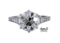 Sophia D. Anillo de compromiso de 3,03 quilates