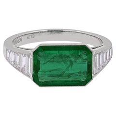 Sophia D. 3.09 Carat Emerald Ring