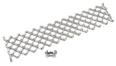 Sophia D. 33.75 Carat All Diamond Platinum Bracelet