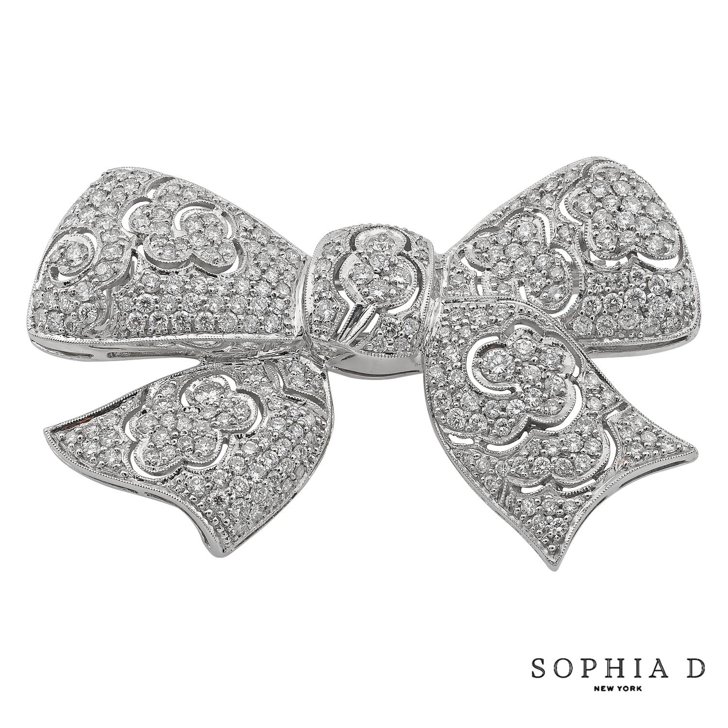 diamond brooch design
