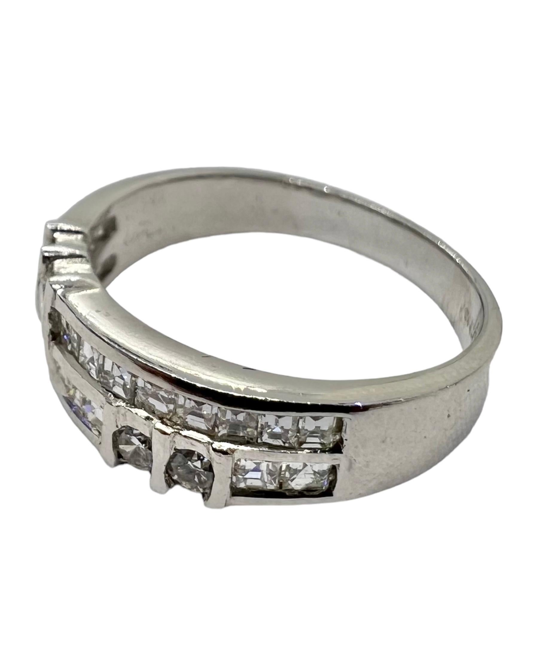.71 carat square cut diamonds and round diamonds set in platinum.

Sophia D by Joseph Dardashti LTD has been known worldwide for 35 years and are inspired by classic Art Deco design that merges with modern manufacturing techniques.