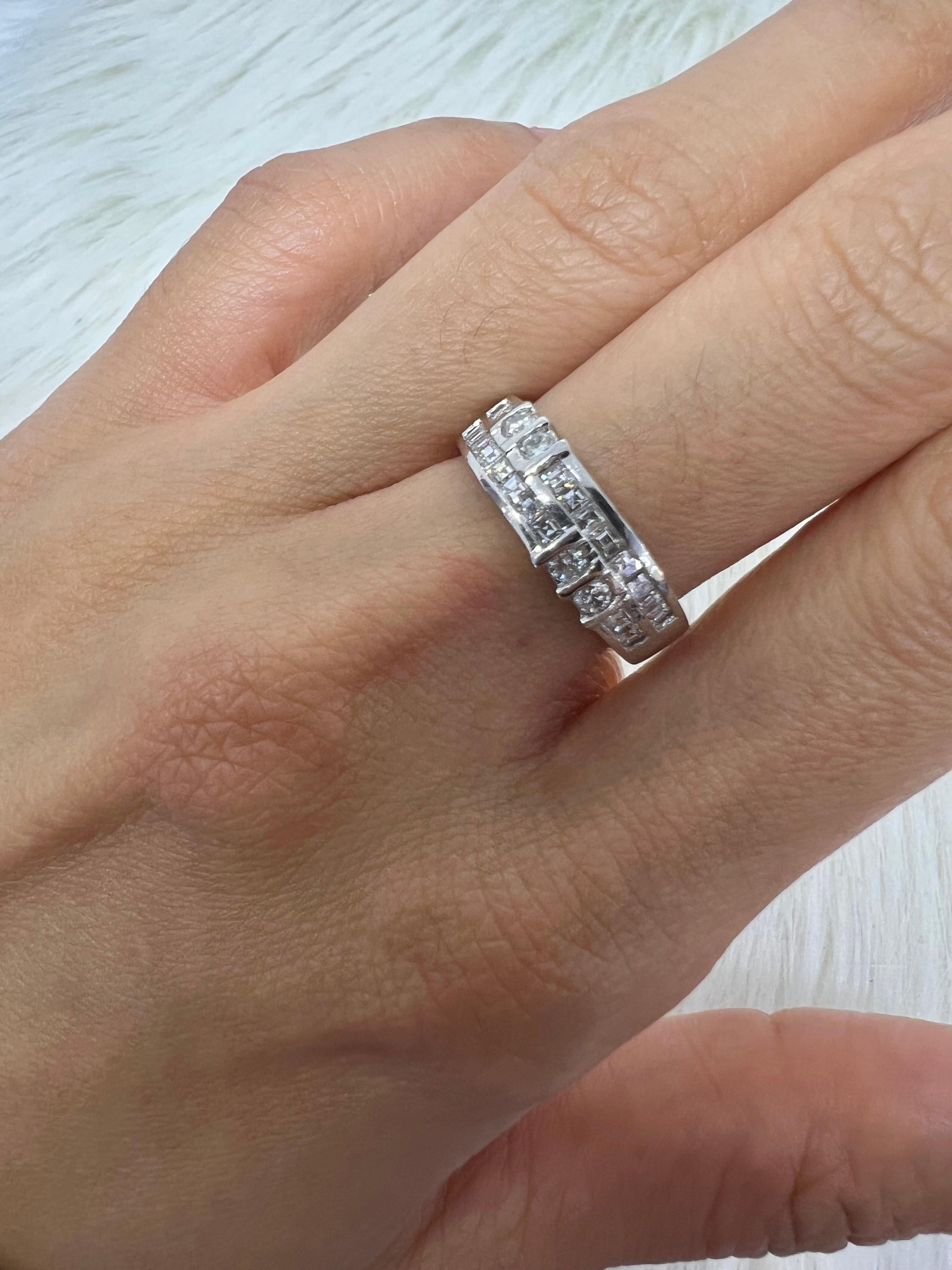 Round Cut Sophia D. .71 Carat Diamond Platinum Ring For Sale