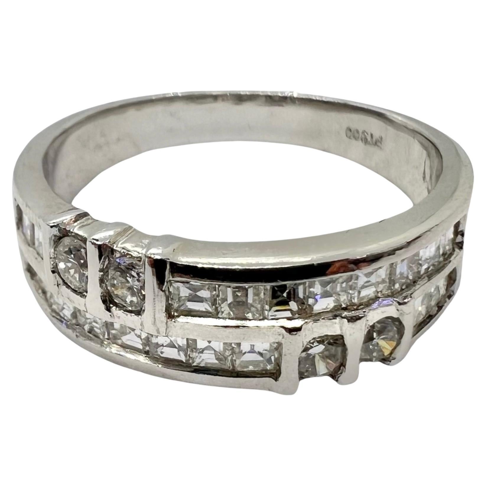 Sophia D. .71 Karat Diamant-Platinring