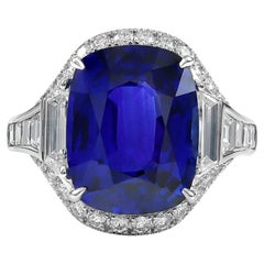 Sophia D. Bague en saphir de 7,11 carats