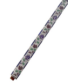 Bracciale Art Deco in platino D.D. A.