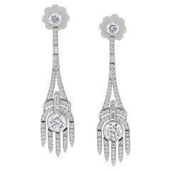 Sophia D. Art Deco Style Diamond Earrings