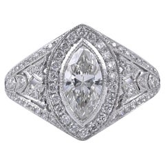 Sophia D. Art Deco Style Diamond Ring