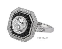 Sophia D. Diamond and Onyx Ring