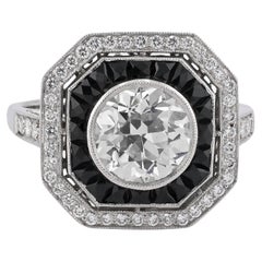 Sophia D. Ring aus Diamant und Onyx