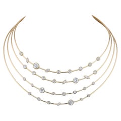 Collar de Diamantes Sophia D Oro Amarillo 18K