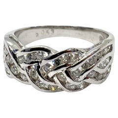 Used Sophia D. Diamond Platinum Ring