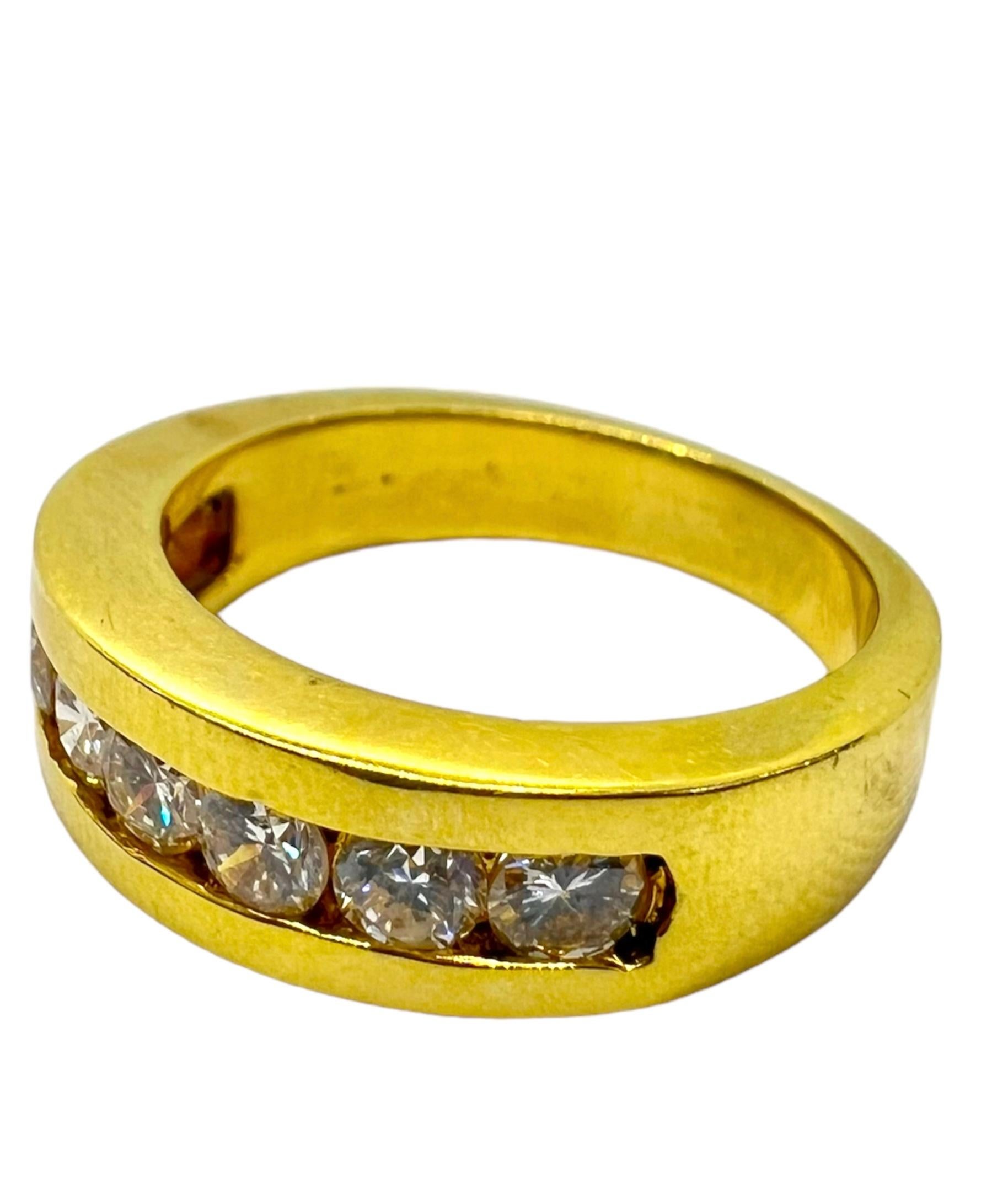 Art Deco Sophia D. Diamond Ring in 18K Yellow Gold For Sale