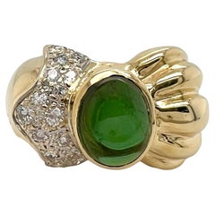 Sophia D. Emerald Cabochon Ring